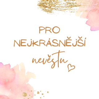 Dárková kartička Pro nejkrásnější nevěstu